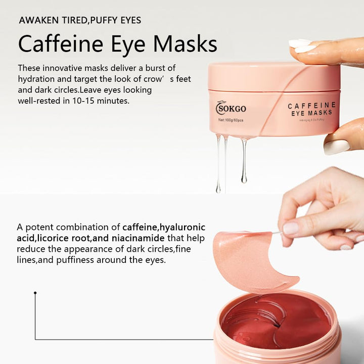 Fovcos Caffeine Eye Masks, 1 Count