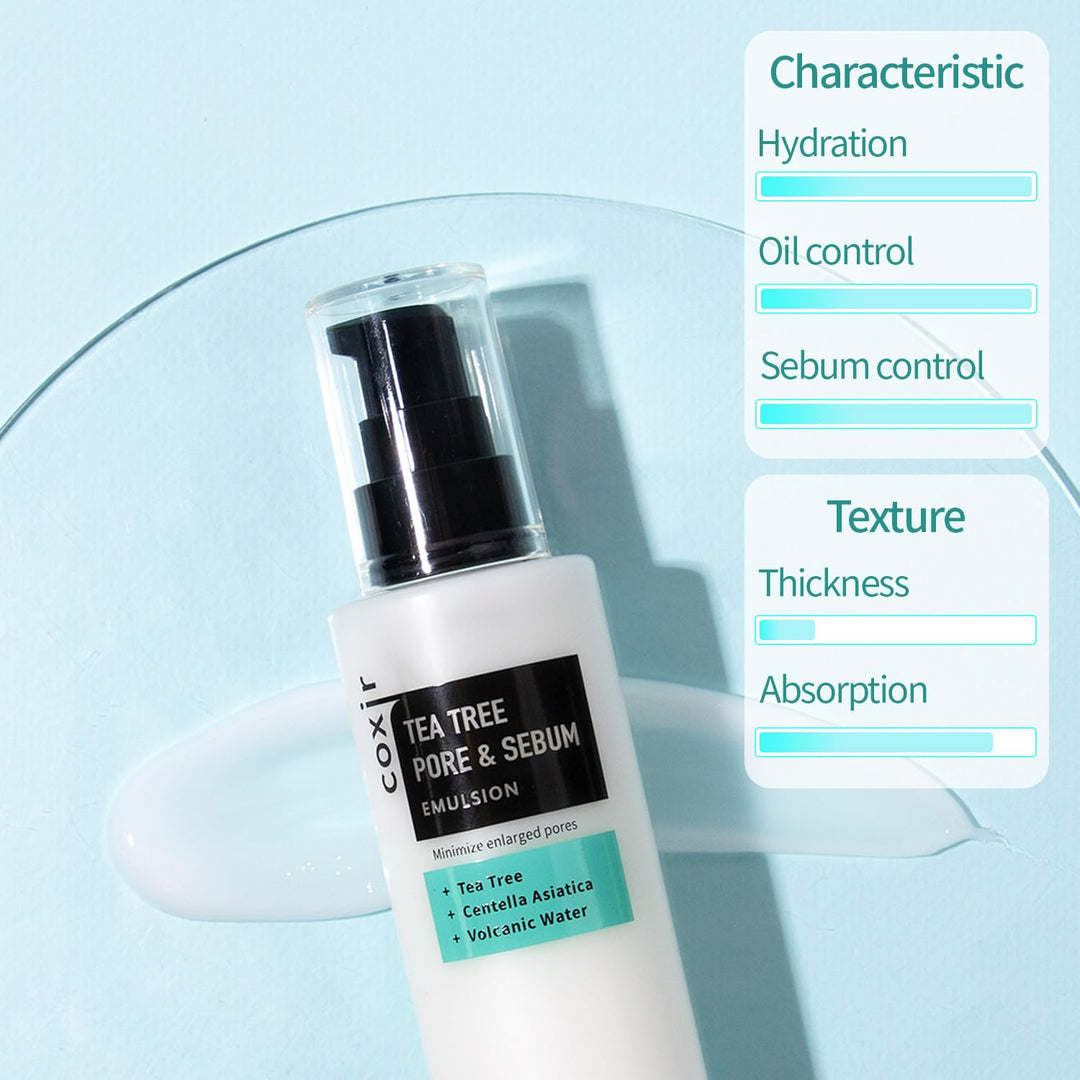Coxir Tea Tree Pore & Sebum Emulsion