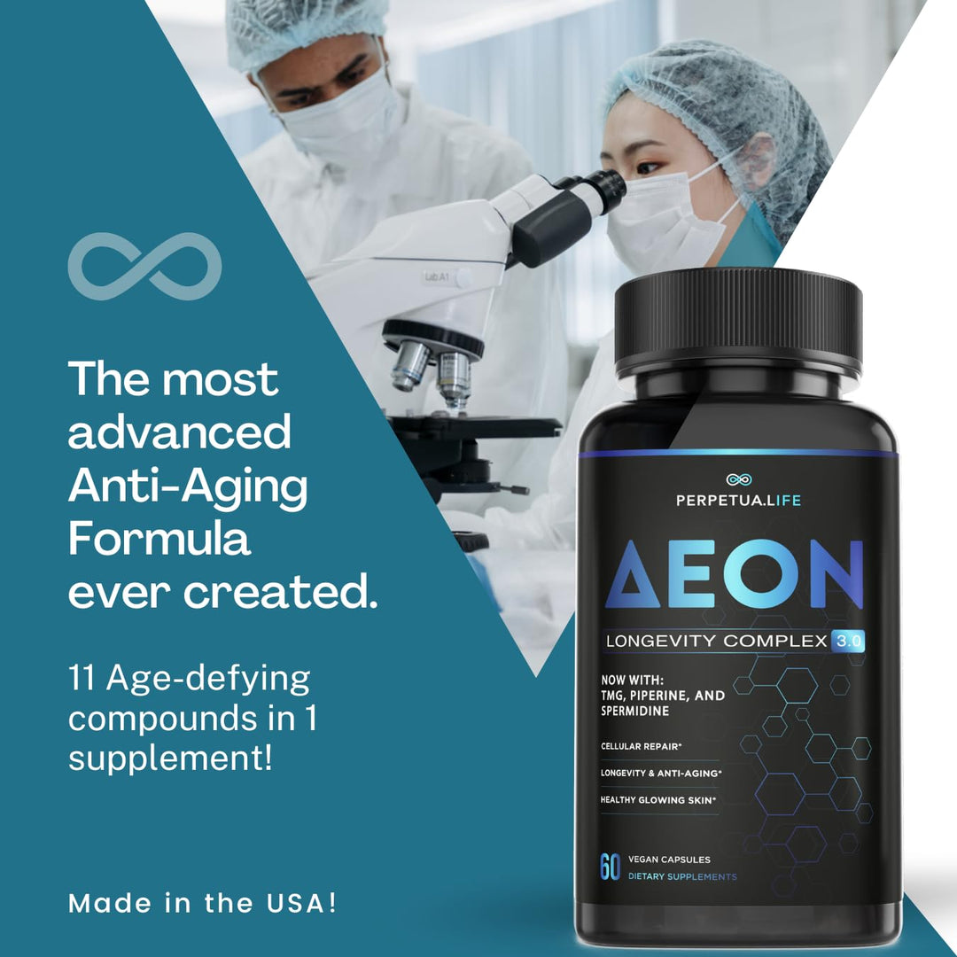 PERPETUA.LIFE NAD+ Complex AEON Anti-Aging Supplement