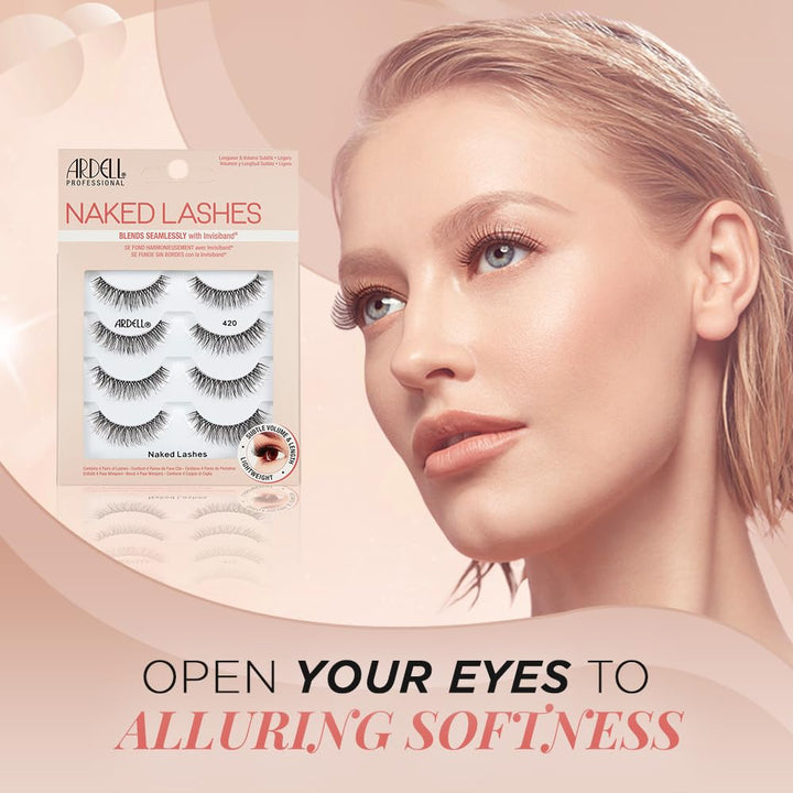 Ardell Strip Lashes Naked Lashes 420, 4 Pairs