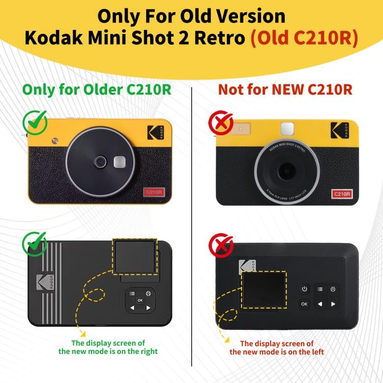 Rieibi Mini Shot 2 Retro Case, PU Leather