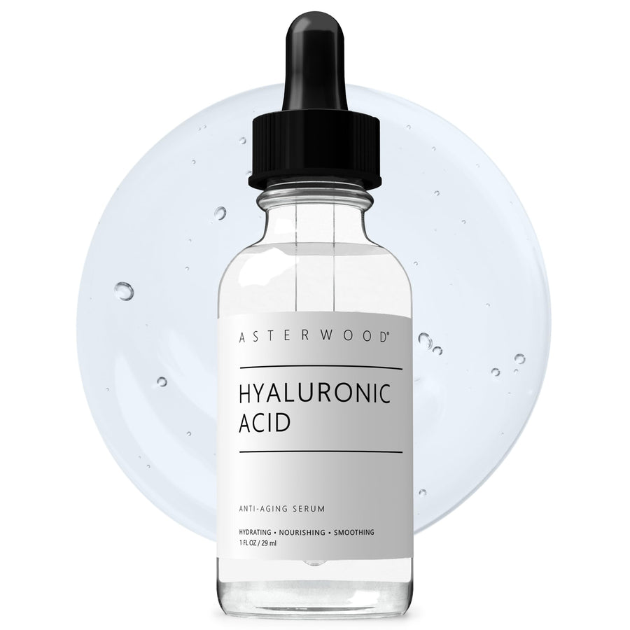 ASTERWOOD Pure Organic Hyaluronic Acid Serum, 20%, 1 oz