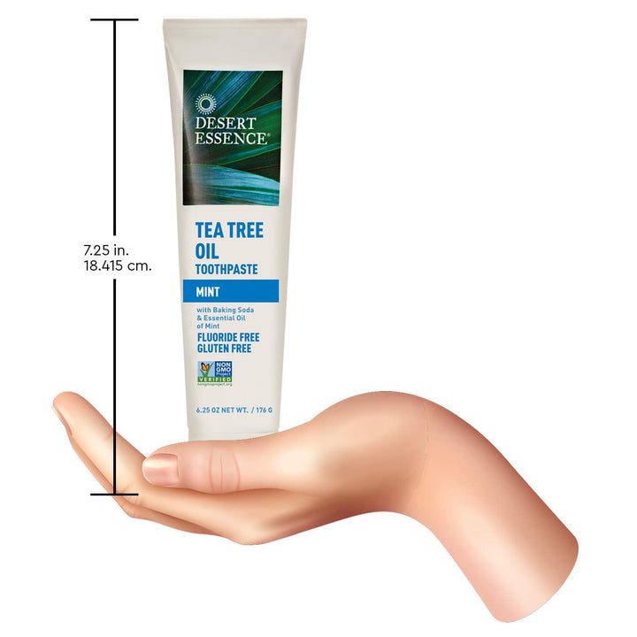 Desert Essence Tea Tree Oil Mint Toothpaste, 6.25 oz