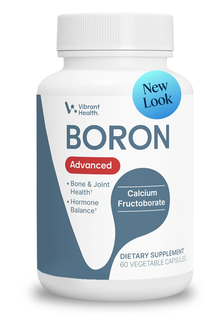 Vibrant Health Super Natural Boron Vegetable Capsules, 60 Count