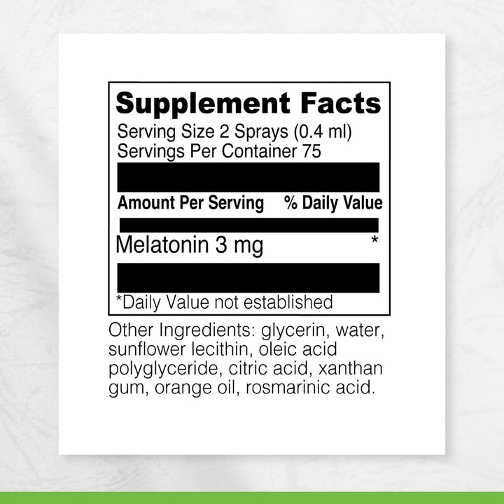 DAVINCI Melatonin Spray, Dietary Supplement