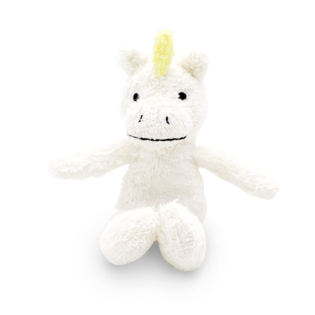 Thermal-Aid Zoo Juno The Unicorn Mini Microwavable Stuffed Animal Plush Toy And Hot Cold Pack, 3.15 x 2.6 x 9.3 in