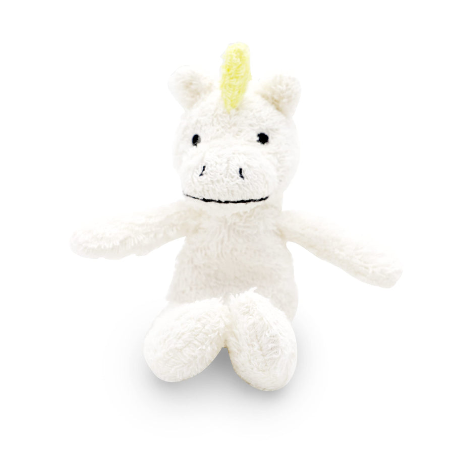 Thermal-Aid Zoo Juno The Unicorn Mini Microwavable Stuffed Animal Plush Toy And Hot Cold Pack, 3.15 x 2.6 x 9.3 in