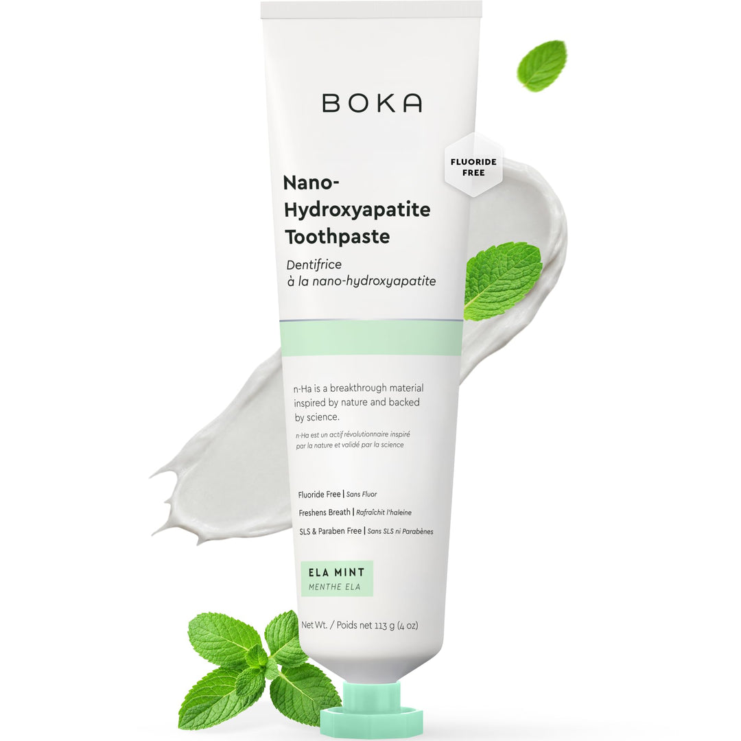 Boka Toothpaste, Nano Hydroxyapatite, Fluoride Free