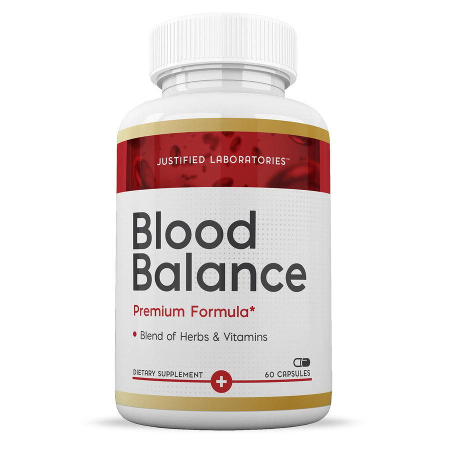 Justified Laboratories Blood Balance Advanced Formula, 620 mg, 60 Count