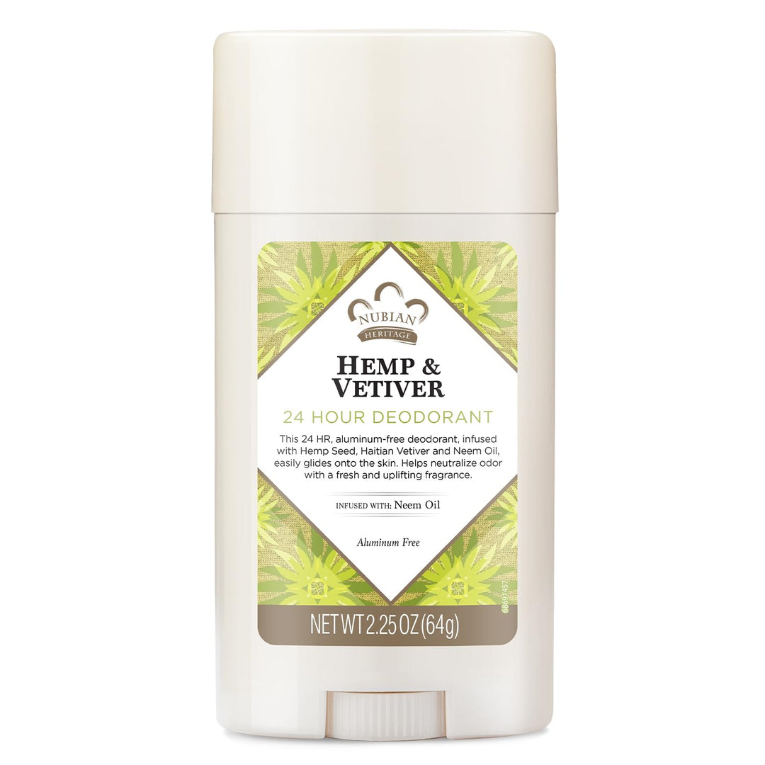 Nubian Heritage Indian Hemp And Haitian Vetiver Deodorant Stick