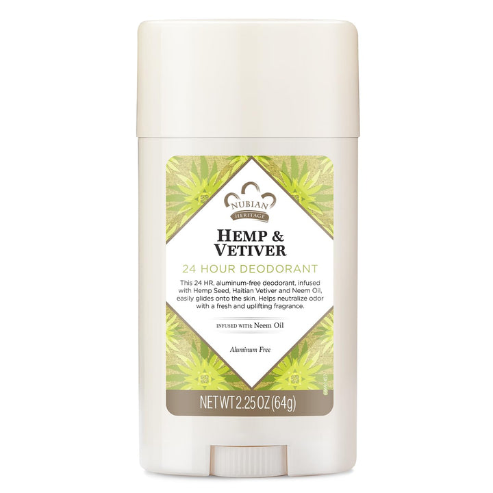 Nubian Heritage Indian Hemp And Haitian Vetiver Deodorant Stick