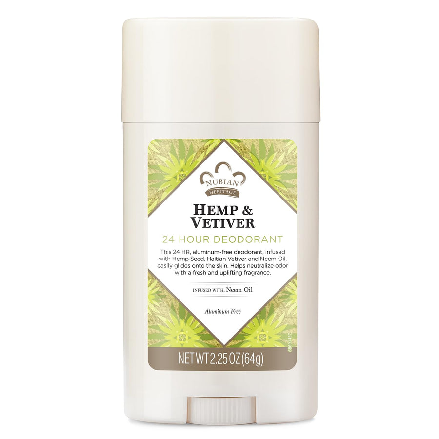 Nubian Heritage Indian Hemp And Haitian Vetiver Deodorant Stick