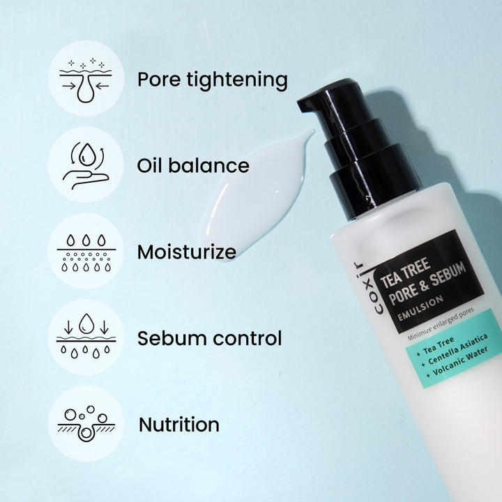 Coxir Tea Tree Pore & Sebum Emulsion