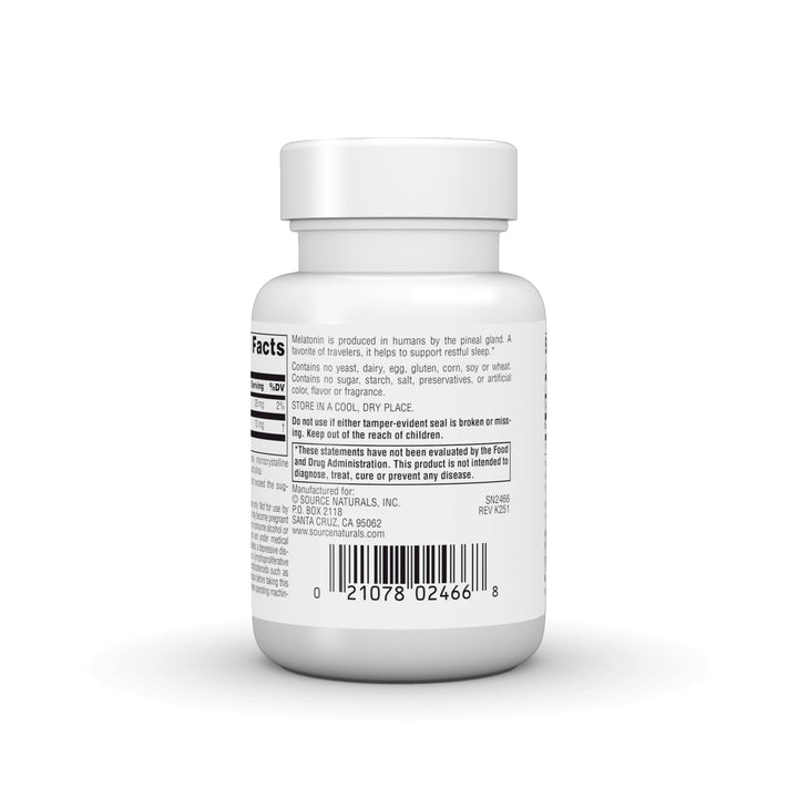 Source Naturals Sleep Science Melatonin, 10 mg, 60 Count