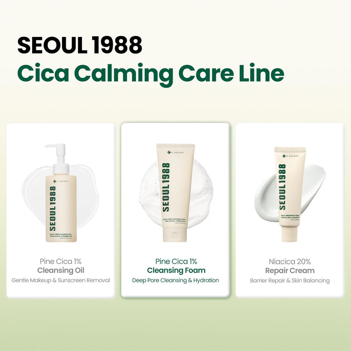 K-SECRET Seoul1988 Cica Cleansing Foam, 5.07 fl oz