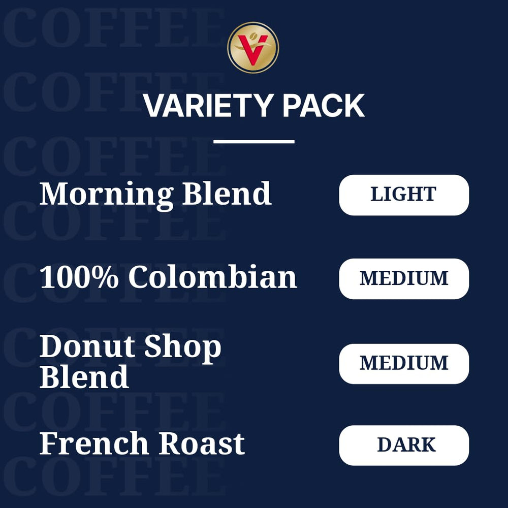 Victor Allen Coffee Single Serve Pods, Variety Pack, 42 Count
