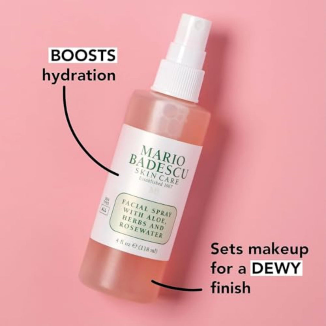 Mario Badescu Facial Spray With Aloe, Herbs And Rose Water, 118 ml