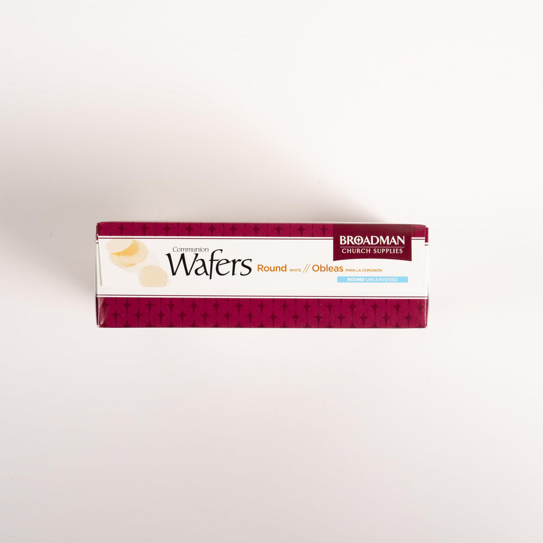 BROADMAN CHURCH SUPPLIES Communion Wafers, White, 1000 Count, Pack of 10