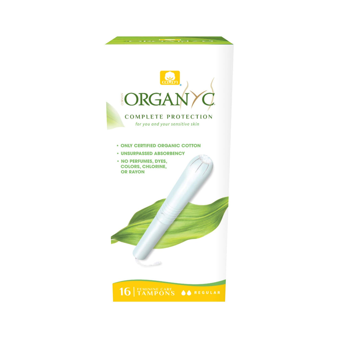 Organ(y)c Cotton Tampons With Applicator, Regular, 16 Count