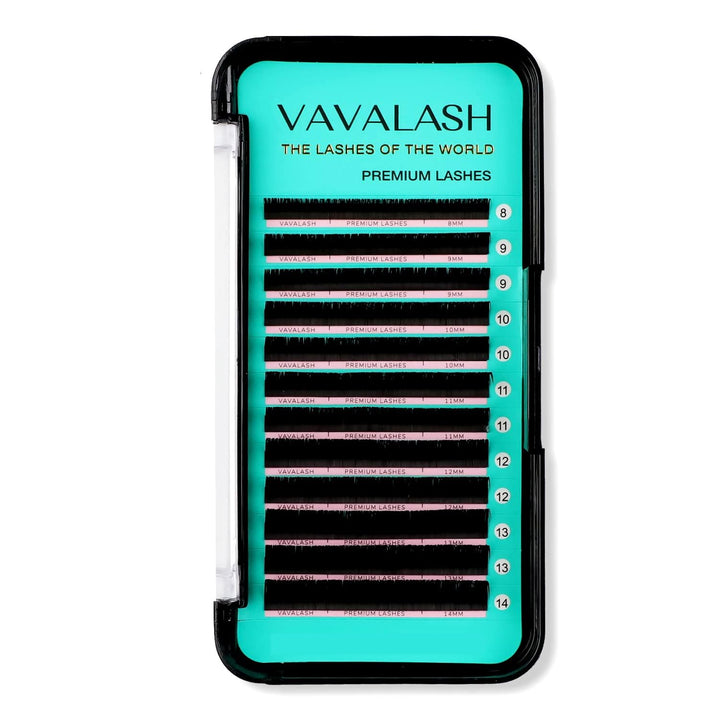 VAVALASH Eyelash Extensions, C Curl 0.15, 8-14 mm Mixed Tray
