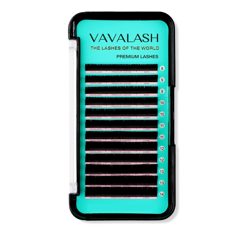 VAVALASH Eyelash Extensions, C Curl 0.15, 8-14 mm Mixed Tray