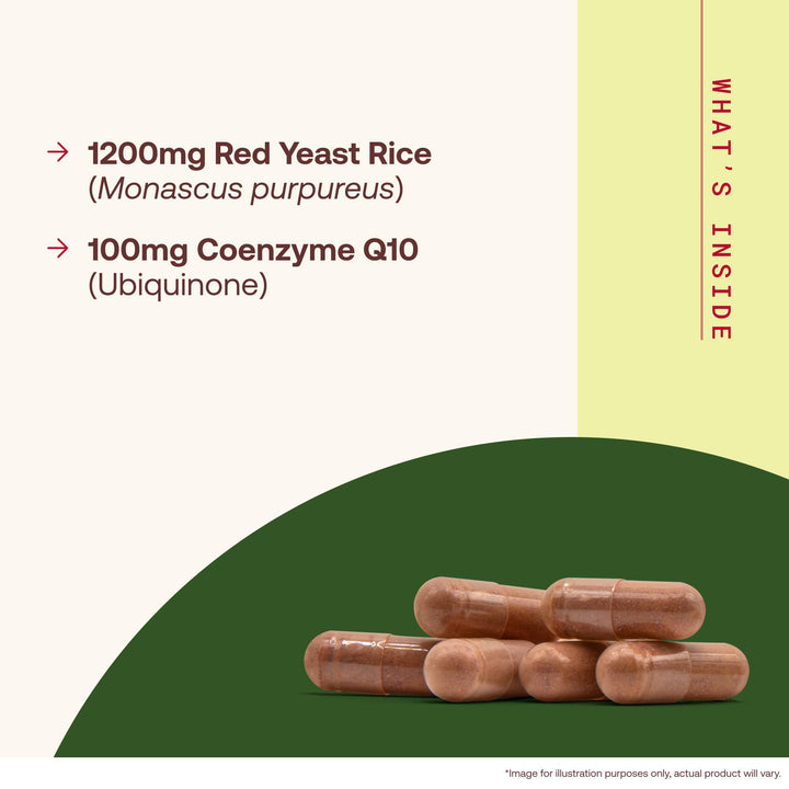 Jarrow Formulas Red Yeast Rice With CoQ10, 1200 mg, 120 Count