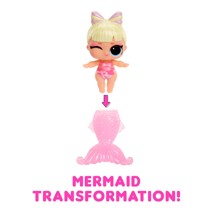 L.O.L. Surprise! Mermaids Baby Sisters Doll, Rosa