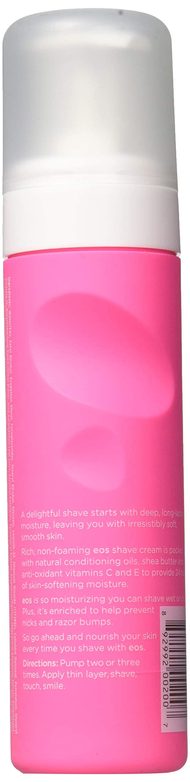 Eos Shave Cream, Raspberry, 7 oz