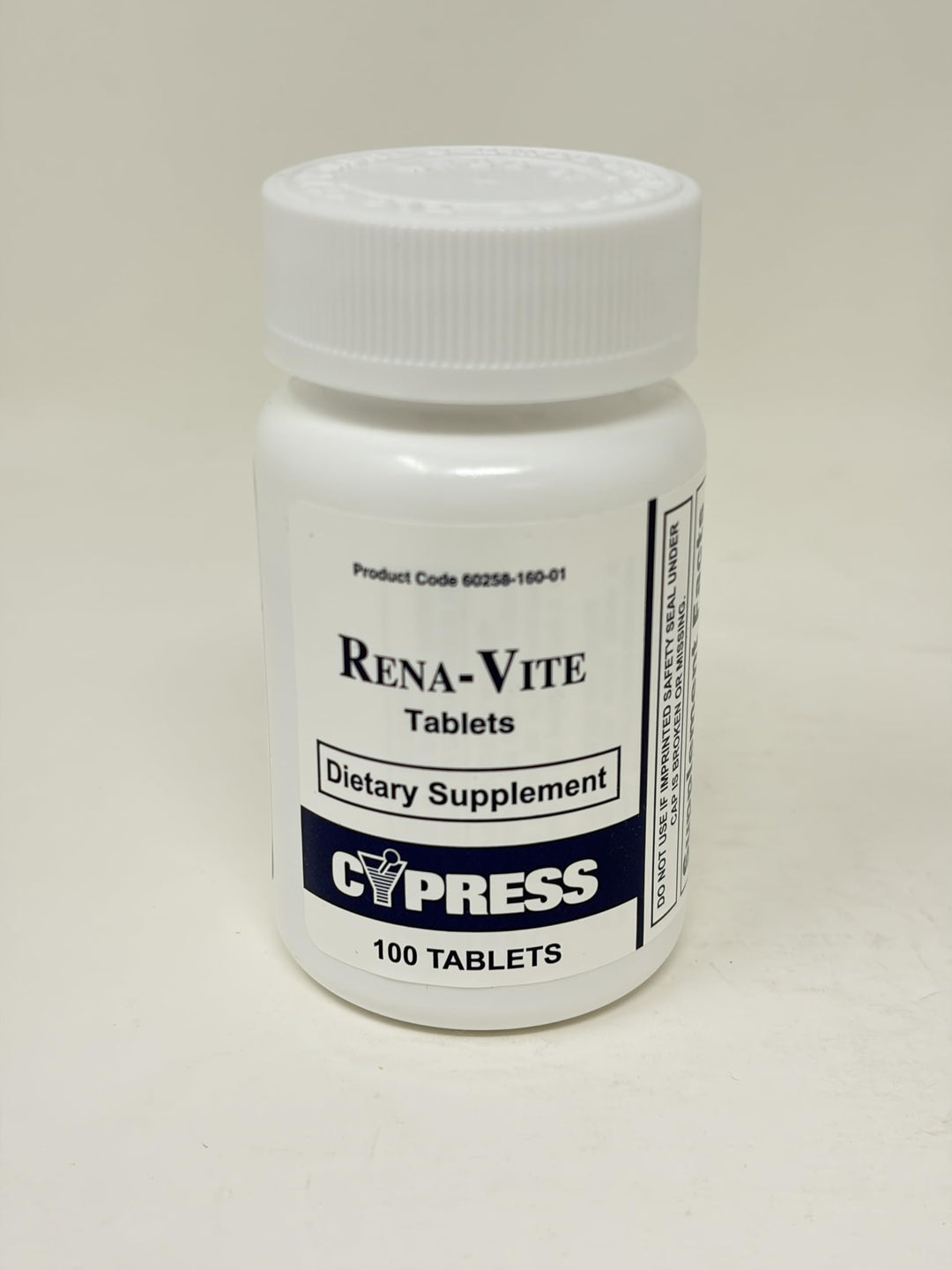 CYPRESS PHARMA (CS) Rena-Vite Tablets, 100 Count