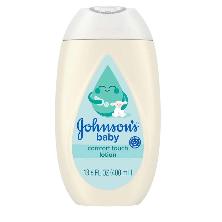 Johnson's Baby Comfort Touch Newborn Face & Body Lotion, 13.6 fl oz