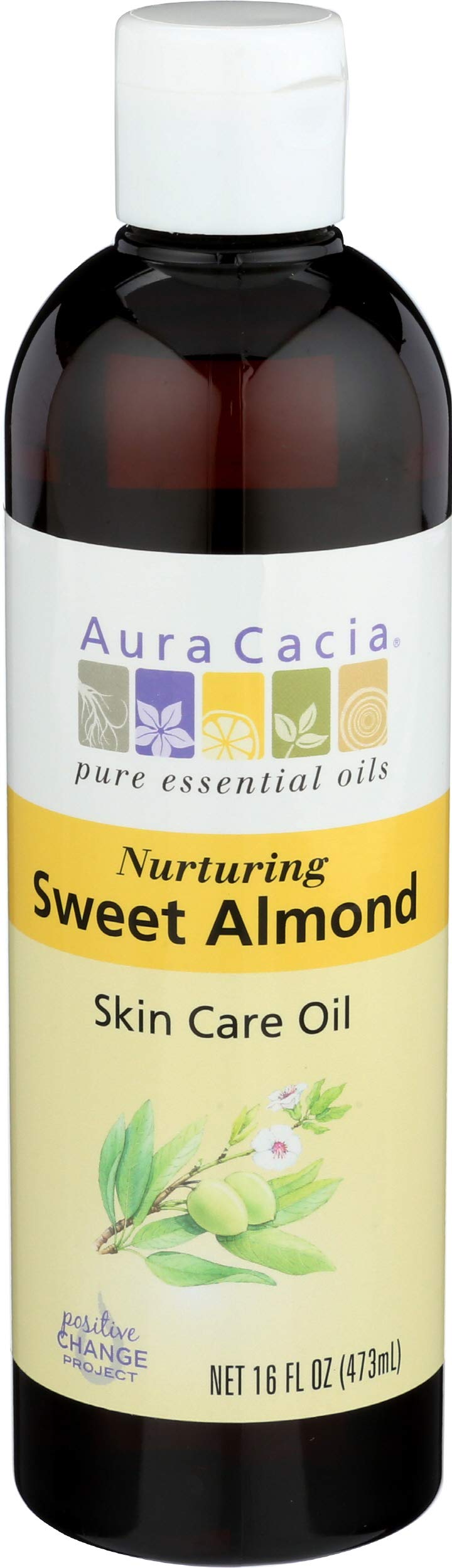 Aura Cacia Sweet Almond Skin Care Oil, 16 fl oz