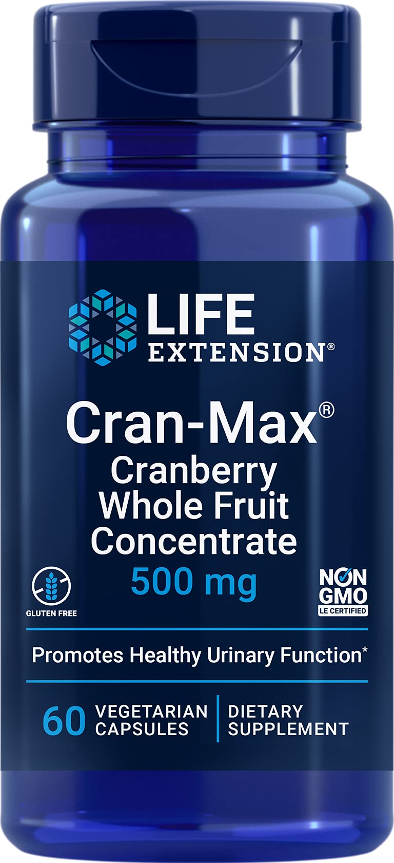 Life Extension Cran-Max, 500 mg, 60 Count