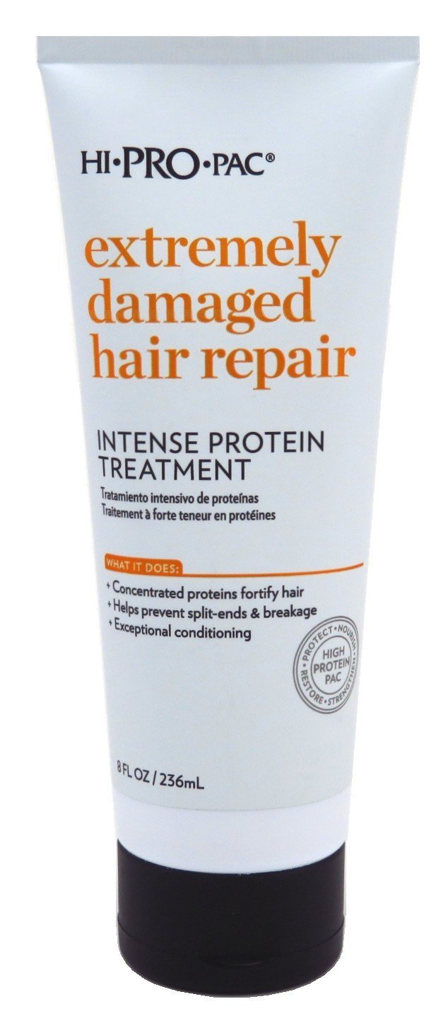 Hi-Pro-Pac Extremely Damaged Hair Repair Intense Protein Hair Treatment, 8 fl oz