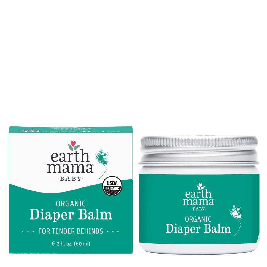 Earth Mama Organic Diaper Balm, Calendula, 2 fl oz