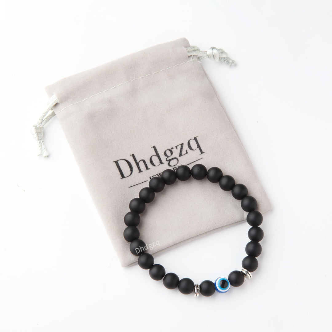 Dhdgzq Evil Eye Bracelet, Black