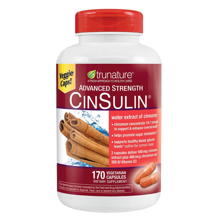 TruNature Advanced Strength Cinsulin, 170 Count