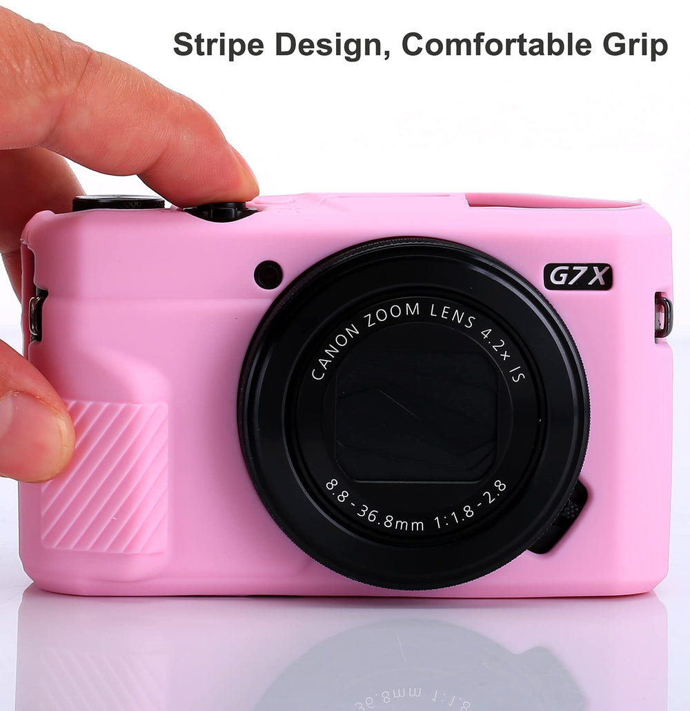 Yisau Camera Case for Canon PowerShot G7X, Pink