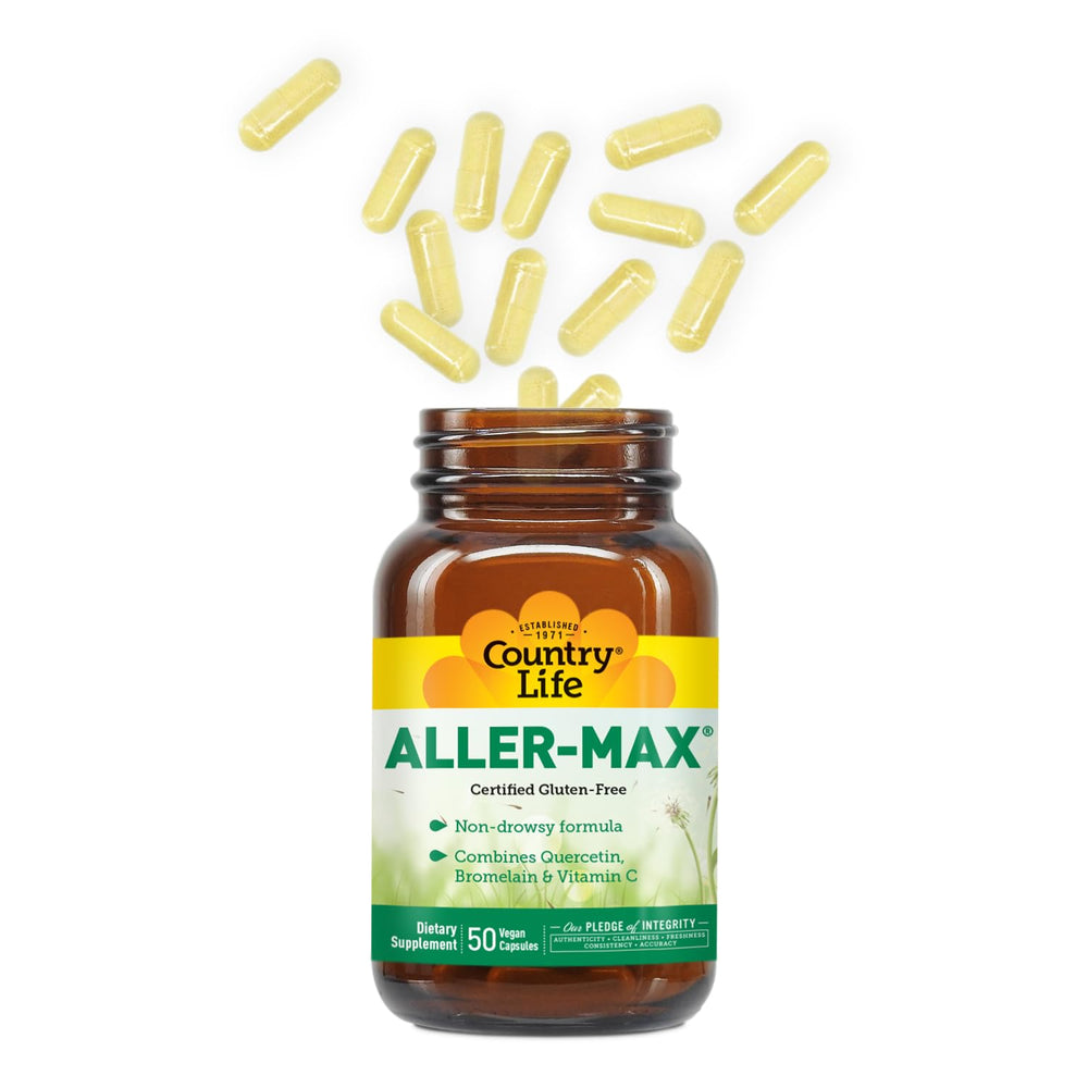 Country Life Aller-Max Vegetarian Capsules, 50 Count