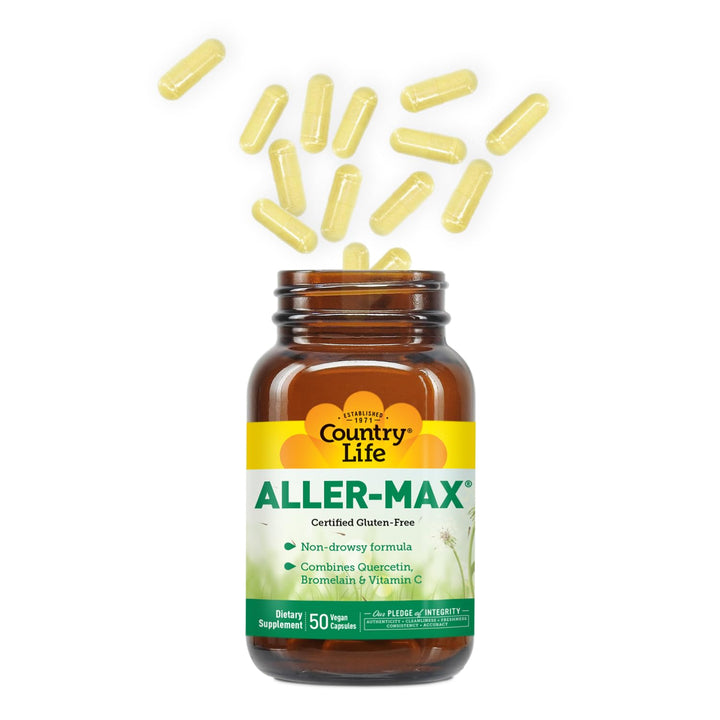 Country Life Aller-Max Vegetarian Capsules, 50 Count