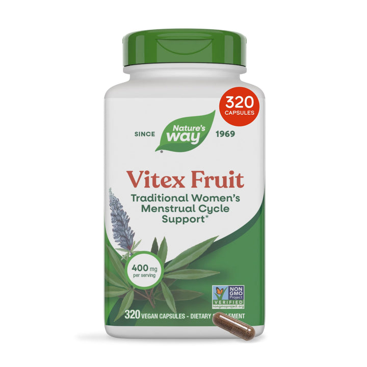 Nature's Way Vitex Fruit Capsules, 320 Count