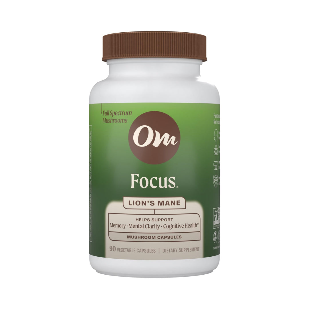 OM Mushroom Superfood Lion'S Mane Mushroom Capsules, 90 Count