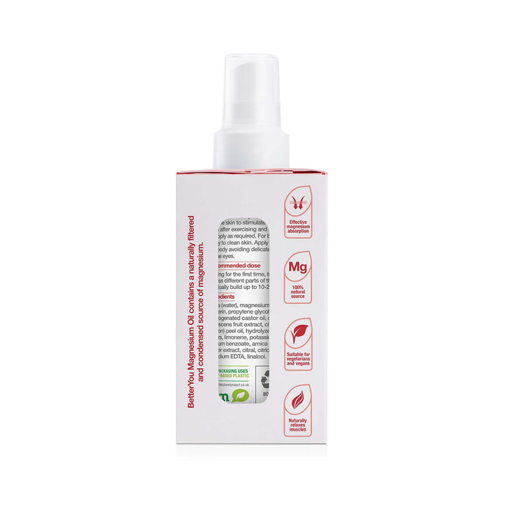 BetterYou Magnesium Muscle Body Spray, 3.38 fl oz