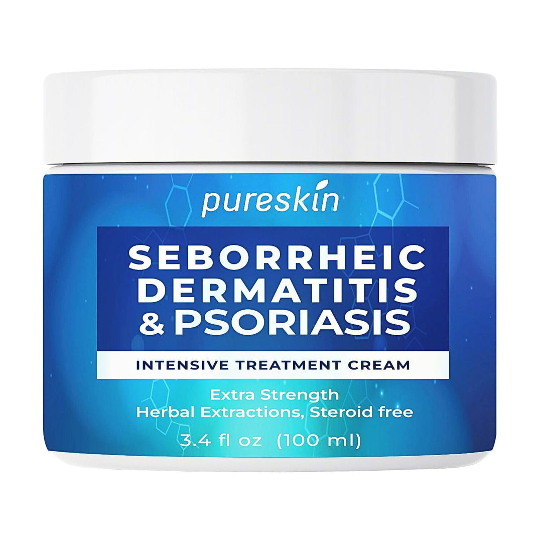 PURESKIN Seborrheic Dermatitis Face Cream, 3.4 oz