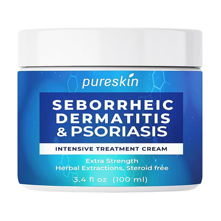 PURESKIN Seborrheic Dermatitis Face Cream, 3.4 oz