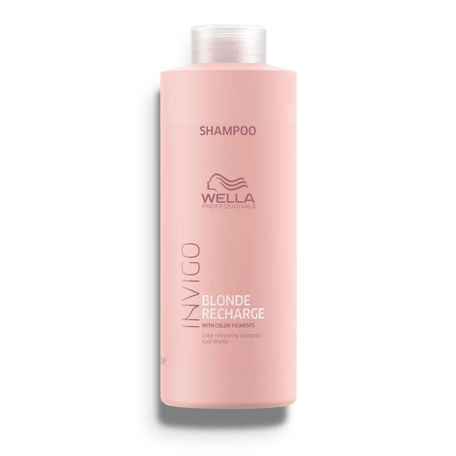 Wella Professionals Invigo Blonde Recharge Color Refreshing Shampoo, 1 l