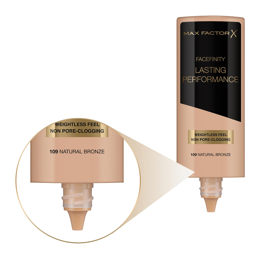 Max Factor Lasting Performance Foundation, Natural Bronze, 109