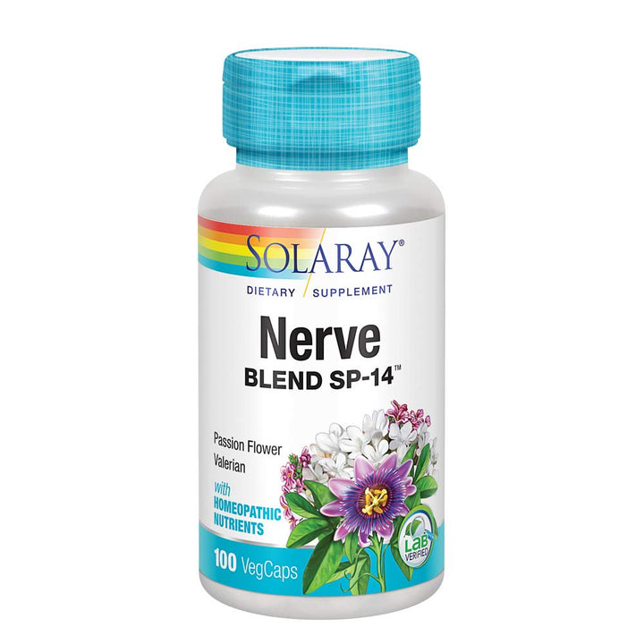 Solaray Nerve Blend SP-14, 100 Count