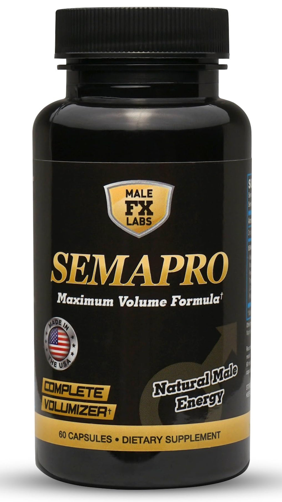 Semapro Extreme Volumizer Male Energy Formula, 60 Count