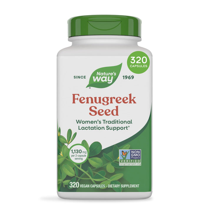 Nature's Way Fenugreek Seed Dietary Supplement, 320 Count