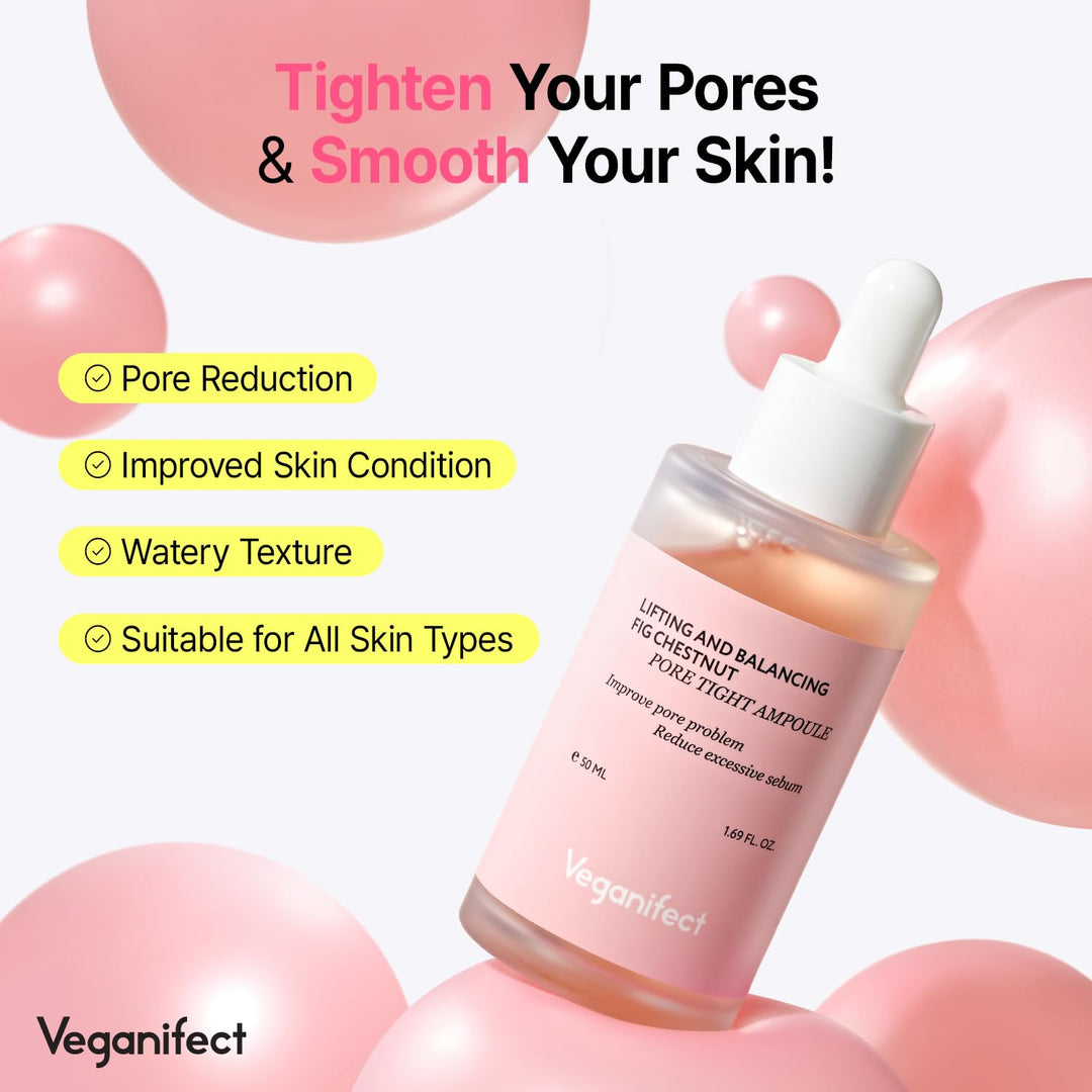 Veganifect Lifting And Balancing Fig Chestnut Serum, 1.69 fl oz
